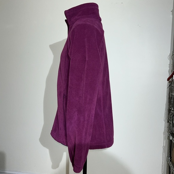 🎉2x HP!🎉 EUC: Columbia purple fleece jacket - Picture 4 of 12